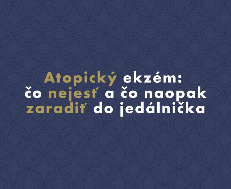 Atopický ekzém: čo nejesť a čo naopak zaradiť do jedálnička