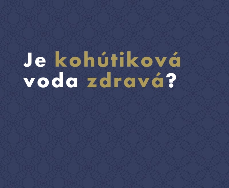 Je kohútiková voda zdravá?