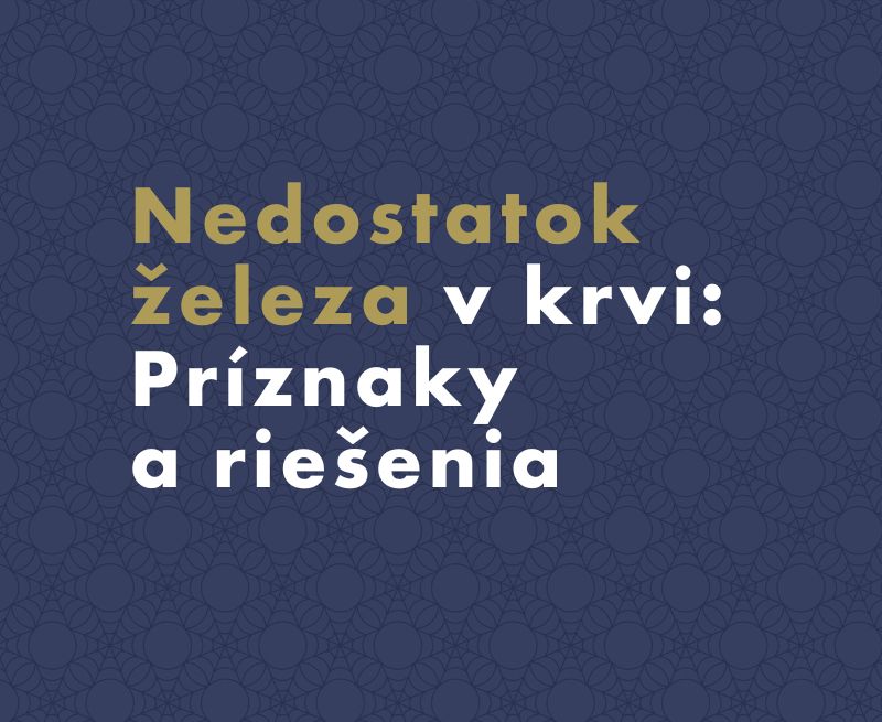 Nedostatok železa v krvi: Príznaky a riešenia
