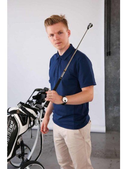 Pánske polo krátky rukáv golf – nanoSPACE by LADA