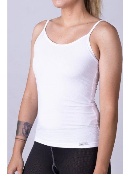 Biely dámsky termo top / tielko nanosilver®