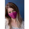 Rouška maska s filtrem NANO MED.CLEAN | 1 rouška + 10 filtrů (Varianta Bílá S/M)