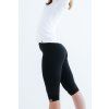 Černé dámské 3/4 legíny na sport – nanosilver® ACTIVE