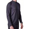 Antracitově šedé pánské termo triko raglán nanosilver®  Ultralight / první vrstva na zimní sporty
